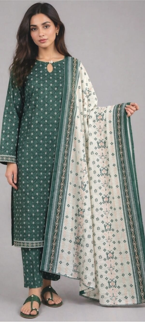 WhatsApp Image 2026-09-24 at 6.40.28 PM (1) MOR BAGH by Beechtree (Khaddar 3 Piece) Free Shipping