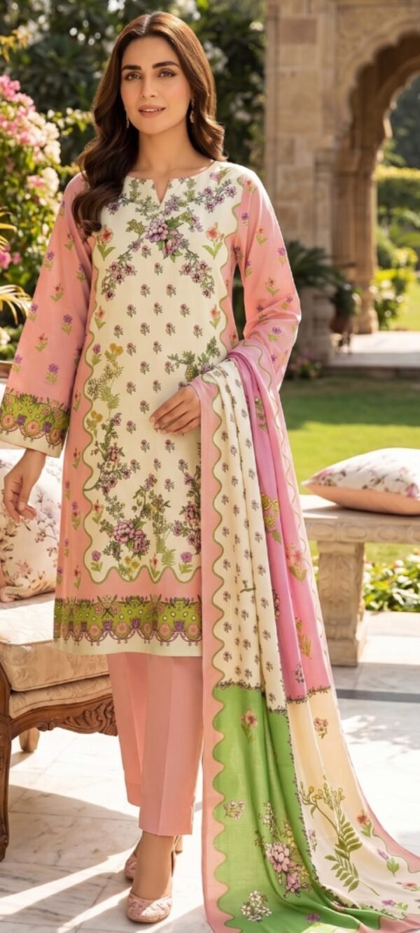 Noor Zahra By Irha (Shamray 3 Piece) Free Shipping
