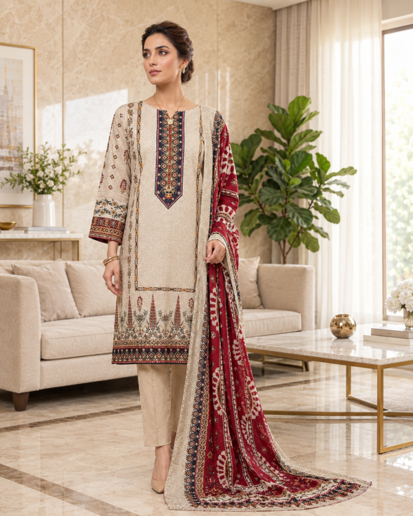 c5 BIN SAEED by Arham (Linen) 3 Piece